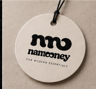Round hang tag